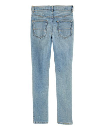 Kid Sun Faded Wash Skinny-Leg Jeans, 