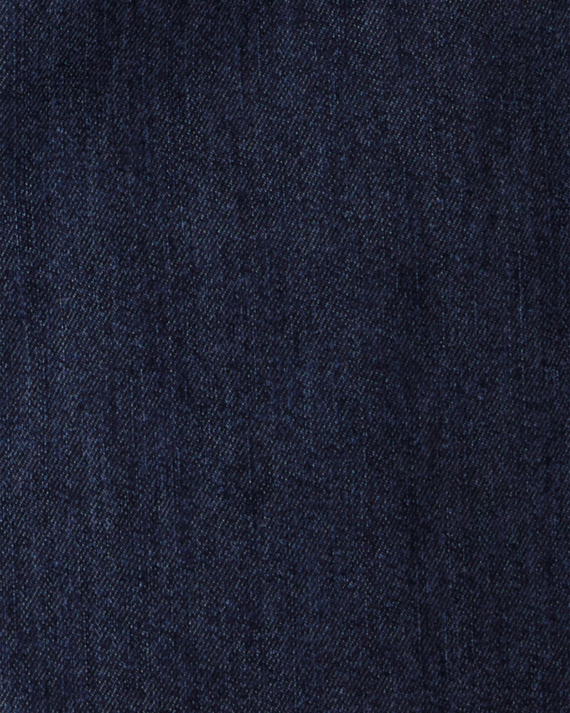 Girls Denim Wide-Leg Jeans - Blue, image 3 of 4 slides