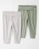 Heather Grey, Moss Green