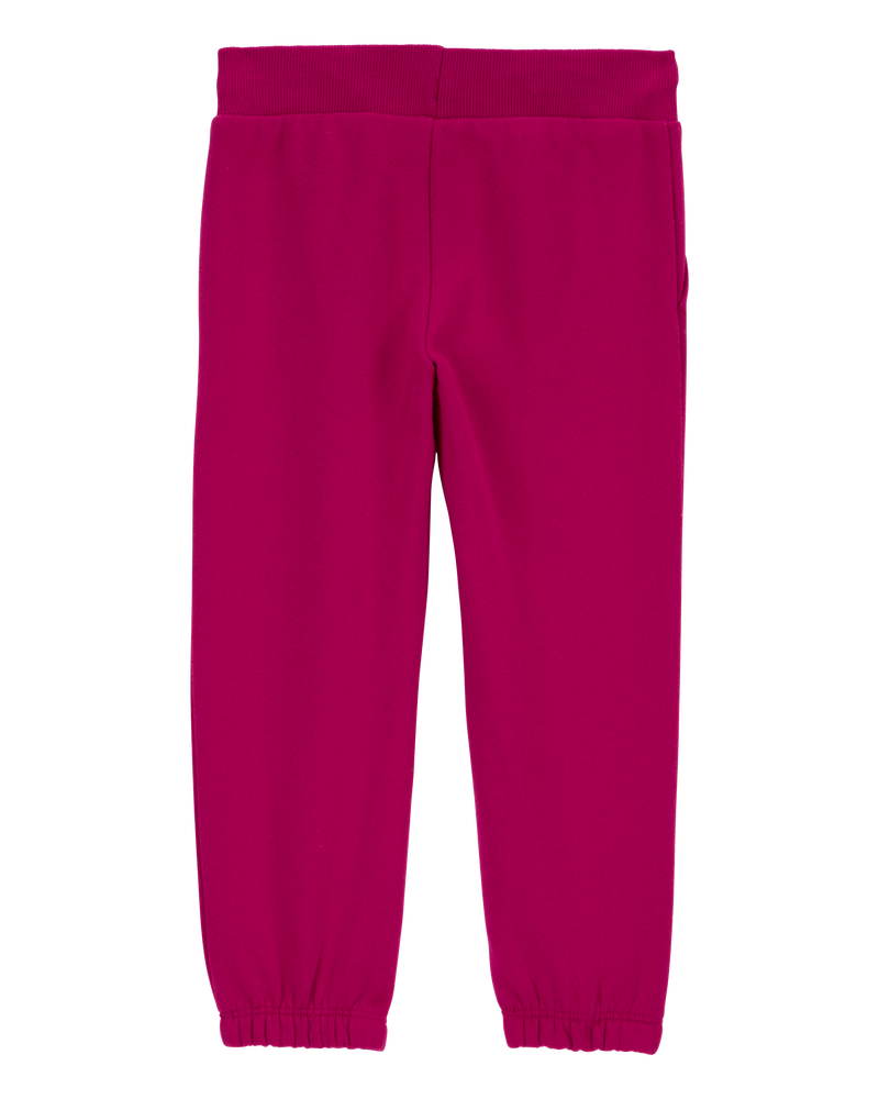 Toddler Pull-On Fleece Joggers, image 2 of 3 slides