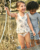 Toddler Recycled Ruffle Swimsuit, image 5 of 6 slides