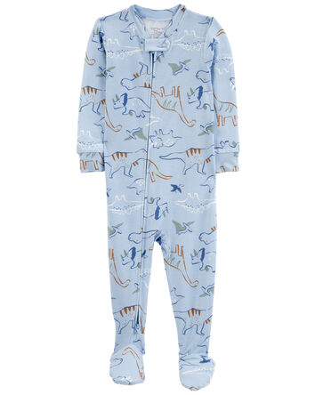 Baby Dinosaur 1-Piece PurelySoft Footie Pajamas, 