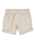 Kid Pretty Utility Short - Khaki, image 2 of 5 slides