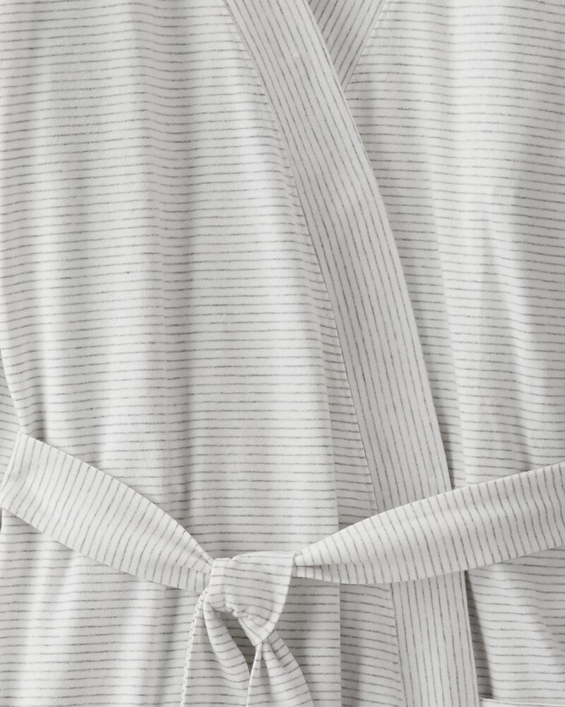 Adult Organic Cotton Jersey Robe, image 4 of 5 slides