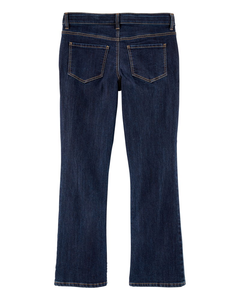 Kid Dark Wash Plus-Fit Boot-Cut Jeans, image 2 of 3 slides