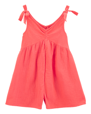 Kid Gauze Tank Romper, 