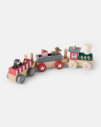 Christmas Train Wooden Toy Set, 