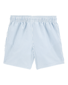 Boys Striped Swim Trunks - Blue, image 2 of 5 slides