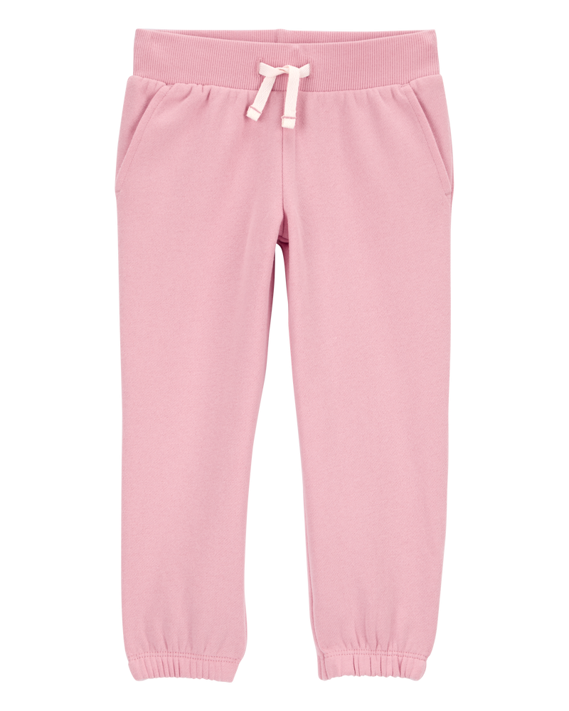 Toddler Pull-On Fleece Joggers, image 1 of 3 slides