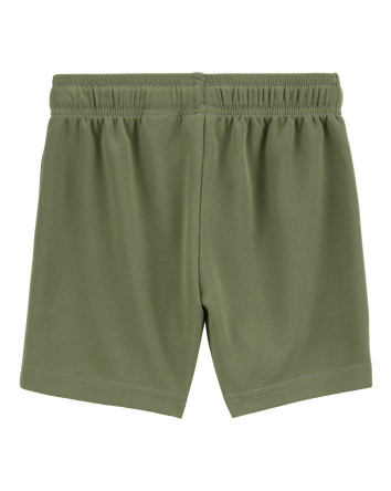 Toddler Active Mesh Shorts - Green, 