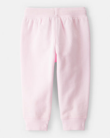 Baby Girl Drawstring Joggers - Pink, 
