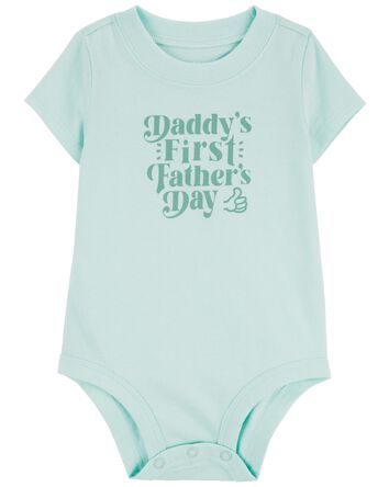 Baby First Father's Day Cotton Bodysuit, 