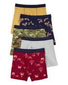 Boys 5-Pack Boxer Briefs Underwear, image 1 of 2 slides