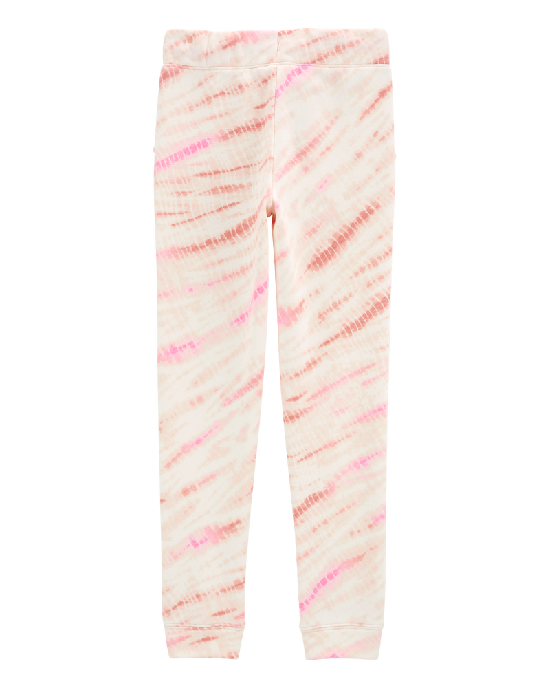 Kid 2-Piece Tie Dye Fleece Pullover & Pants Set, image 5 of 6 slides