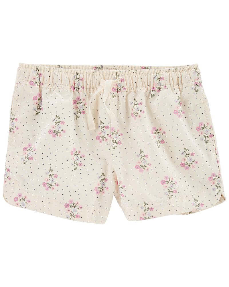 Kid Pull-On Floral Shorts, image 1 of 1 slides