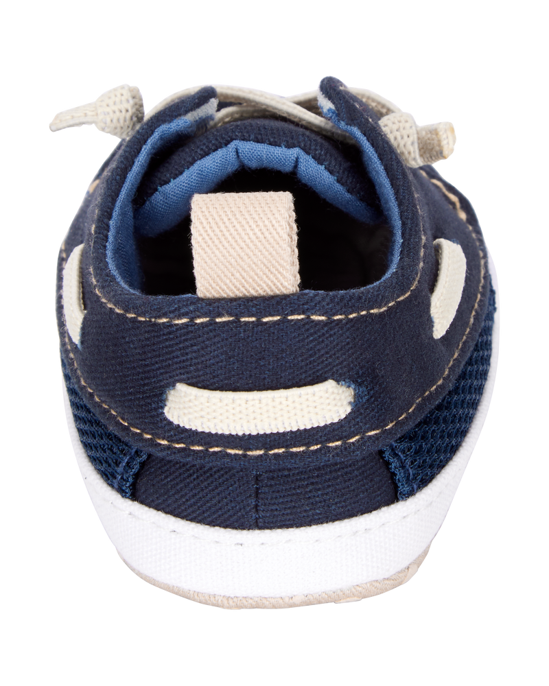 Baby Boy Boat Shoes - Navy, image 3 of 7 slides