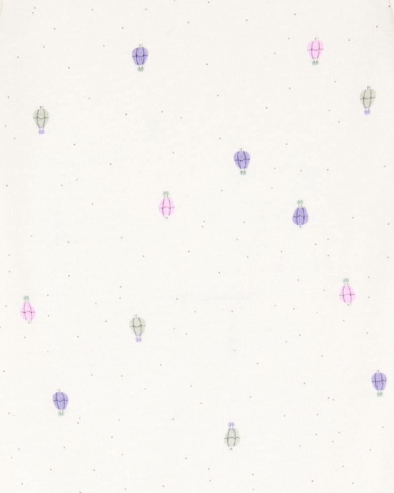 Baby Girl 5-Pack Floral Polka Dot Short-Sleeve Bodysuits, image 3 of 7 slides