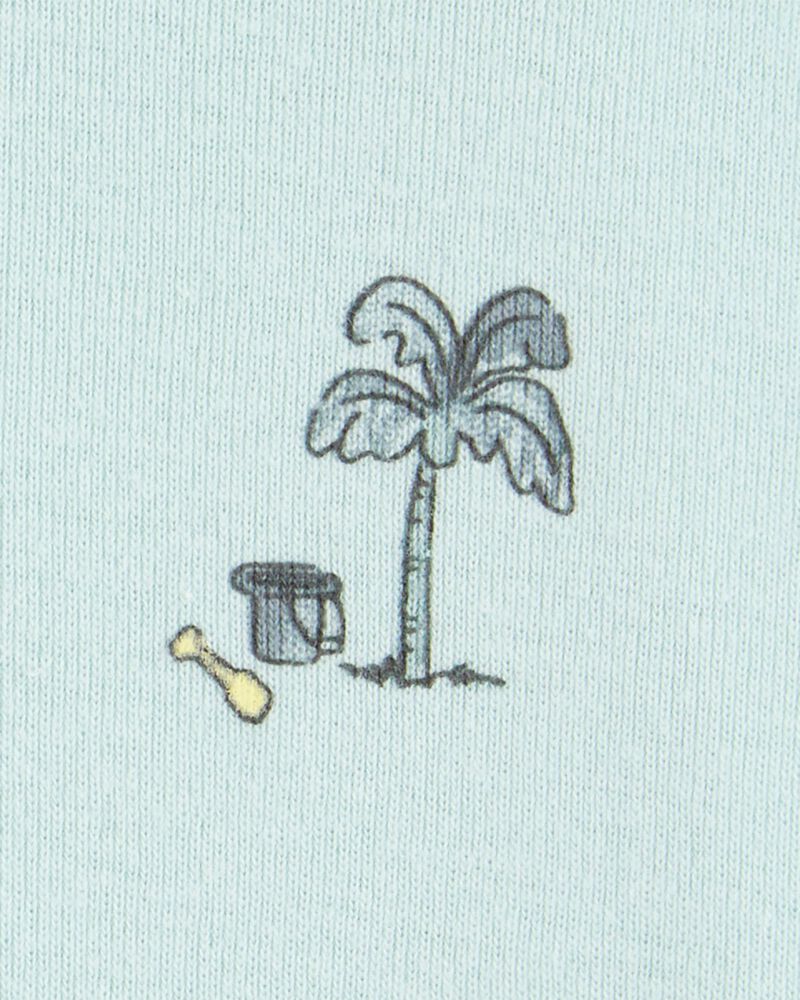 Baby 2-Pack Beach Print Rompers, image 2 of 4 slides