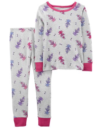 Toddler 2-Piece Trolls™ 100% Snug Fit Cotton Pajamas, 
