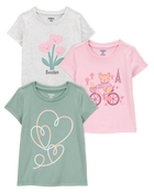 Toddler 3-Pack Graphic Tees, image 1 of 7 slides