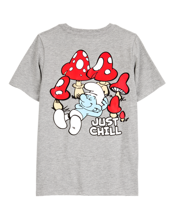 Kid Smurfs Graphic Tee - Grey, 