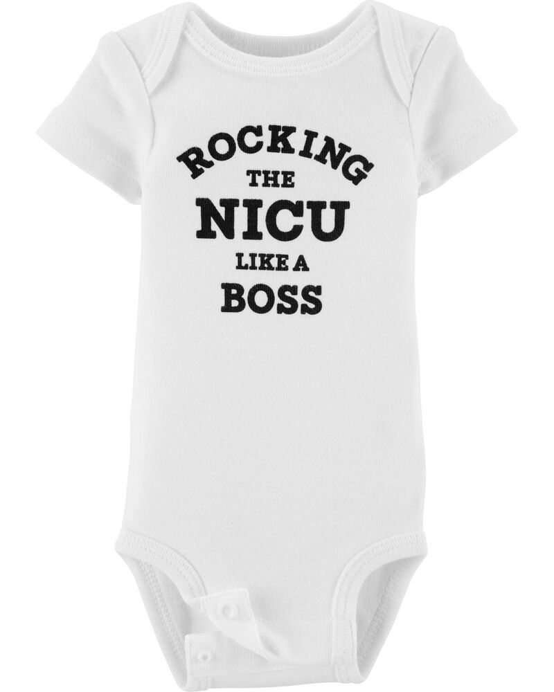 Baby Preemie NICU Bodysuit, image 2 of 4 slides