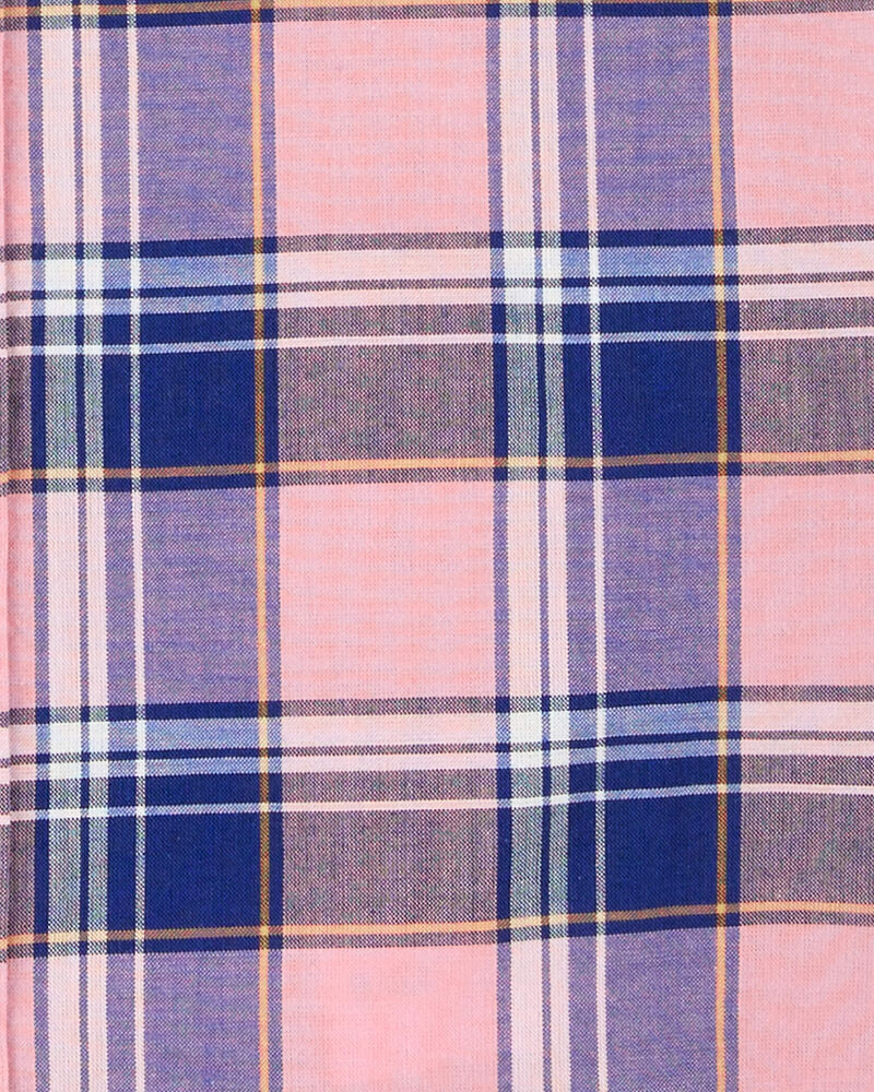 Kid Plaid Button-Down Shirt, image 2 of 3 slides