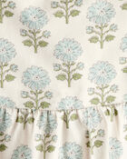Baby Organic Cotton Floral-Print Dress, image 4 of 6 slides