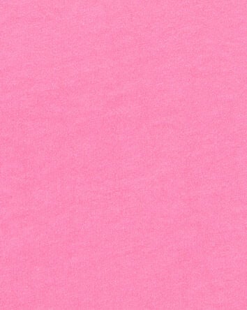 Toddler Solid Short-Sleeve Fashion Top - Pink, 