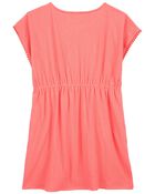 Kid Crinkle Jersey Swimsuit Cover-Up, image 2 of 4 slides