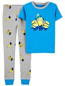 Blue - Kid 2-Piece Minions 100% Snug Fit Cotton Pajamas