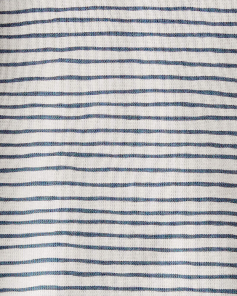 Baby Organic Cotton Pajamas Set in Stripes, image 3 of 5 slides