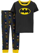 Heather - Toddler 2-Piece Batman™ 100% Snug Fit Cotton Pajamas