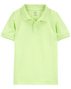 Kid Ribbed Collar Polo Shirt, image 1 of 2 slides