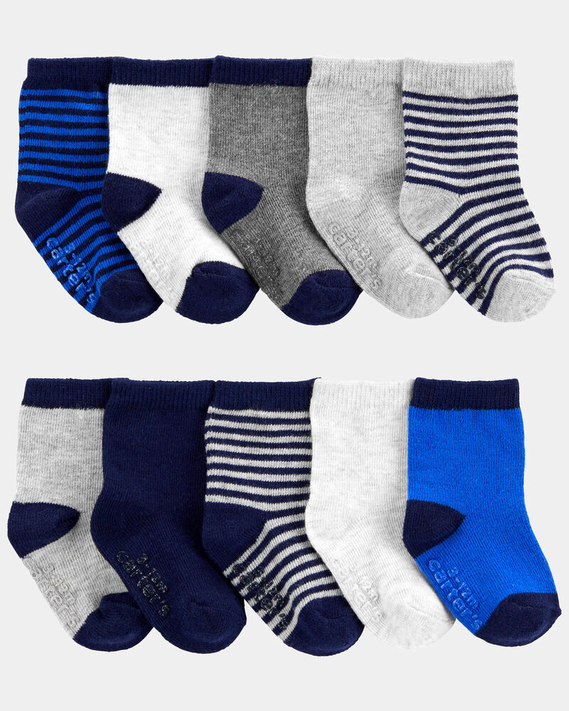 Baby 10-Pack Socks, image 2 of 3 slides