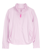 Kid Solid Knit Jacket - Purple, image 1 of 3 slides