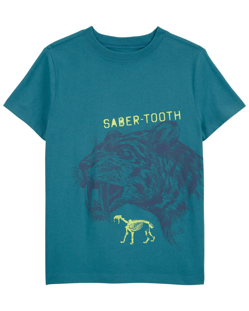 Kid Saber Tooth Graphic Tee, image 1 of 3 slides