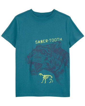Kid Saber Tooth Graphic Tee, 