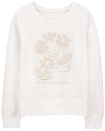 Kid Floral Pullover Tee, 