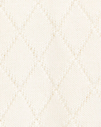Baby Button-Up Cardigan - Ivory, 