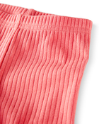 Baby Girl 2- Pack Organic Cotton Ribbed Pedal Shorts, image 3 of 5 slides