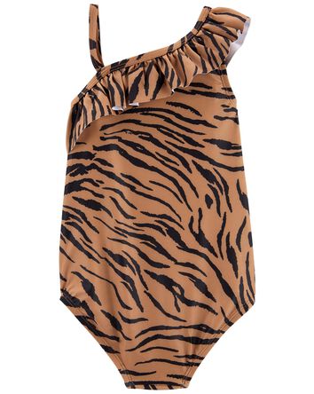 Toddler 1-Piece Tiger Swimsuit, 