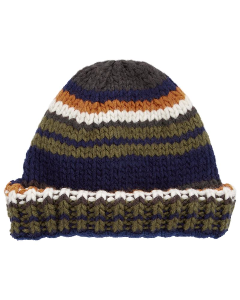 Kid Striped Beanie, image 2 of 3 slides