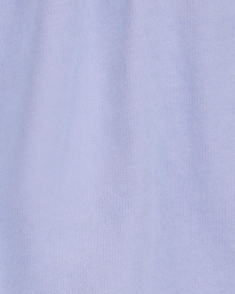 Kid Active Drawstring French Terry Skort - Purple, image 3 of 4 slides