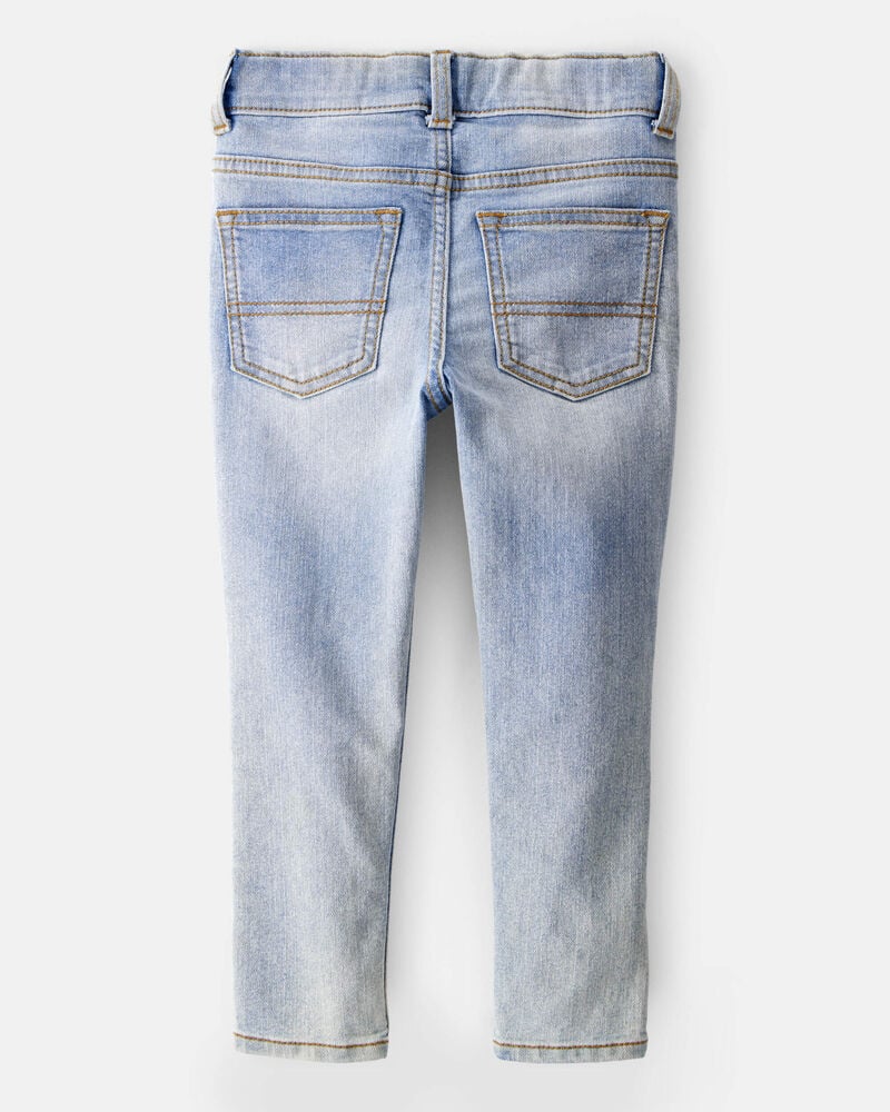 Toddler Sun Faded Light Wash Skinny-Leg Jeans, image 2 of 5 slides