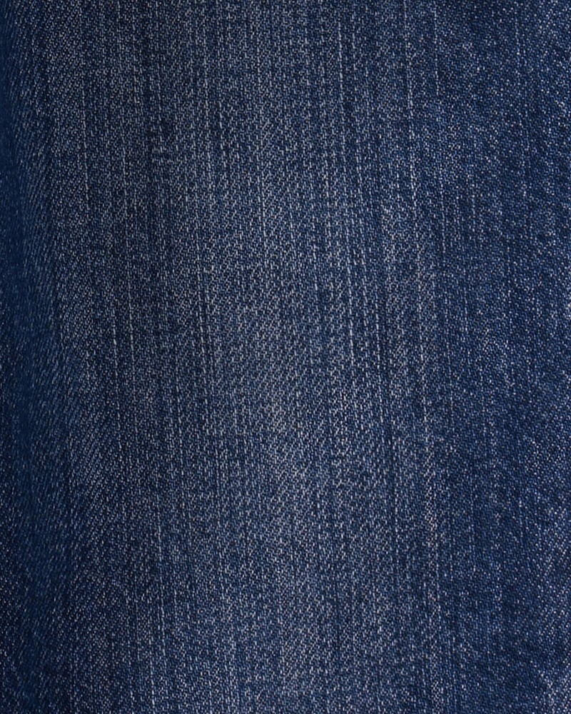 Toddler Pull-On Denim Pants - Blue, image 3 of 4 slides