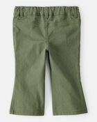 Baby Girl Cotton Flare Pants - Green, image 2 of 5 slides