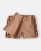 Toddler Girl 100% Cotton Skort - Brown, image 2 of 6 slides