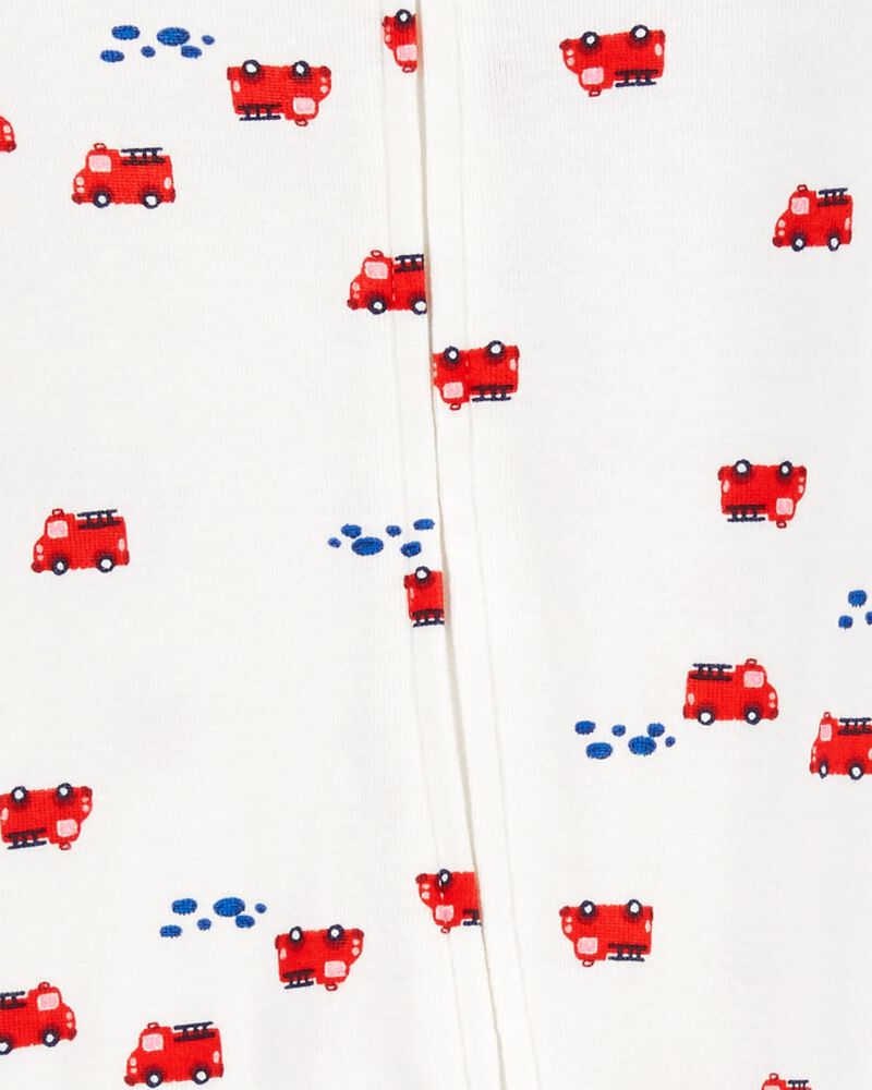 Baby 2-Pack 2-Way Zip Cotton Sleep & Play Pajamas, image 2 of 6 slides