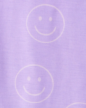 Kid 2-Pack Smiley Face Nightgowns - Purple, 
